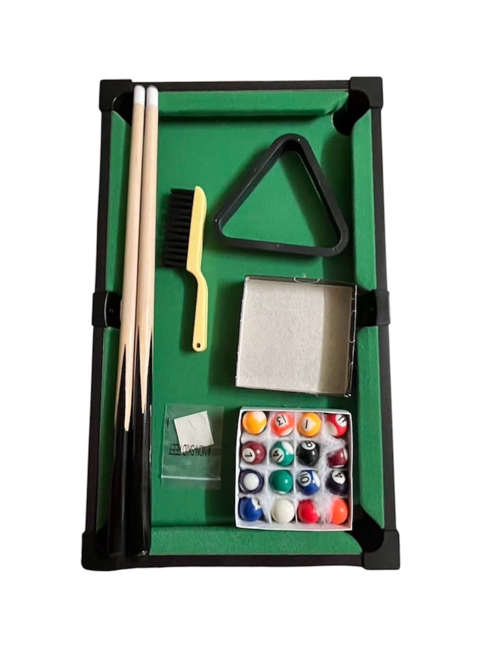 Dave & Buster’s Tabletop Billiards Pool Table - 20 Inch x 12 Inch x 4 Inch
